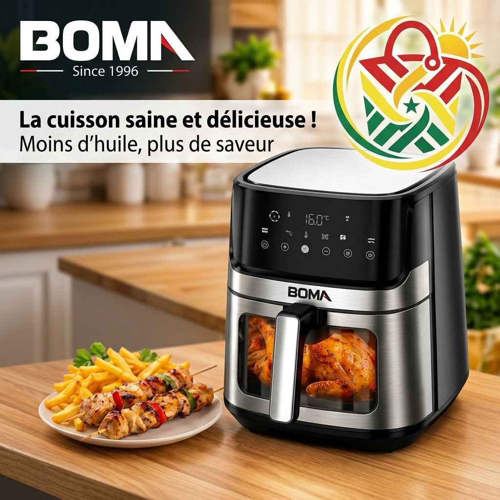 Air Fryer Boma 12L – Cuisson Saine, Rapide et Croustillante