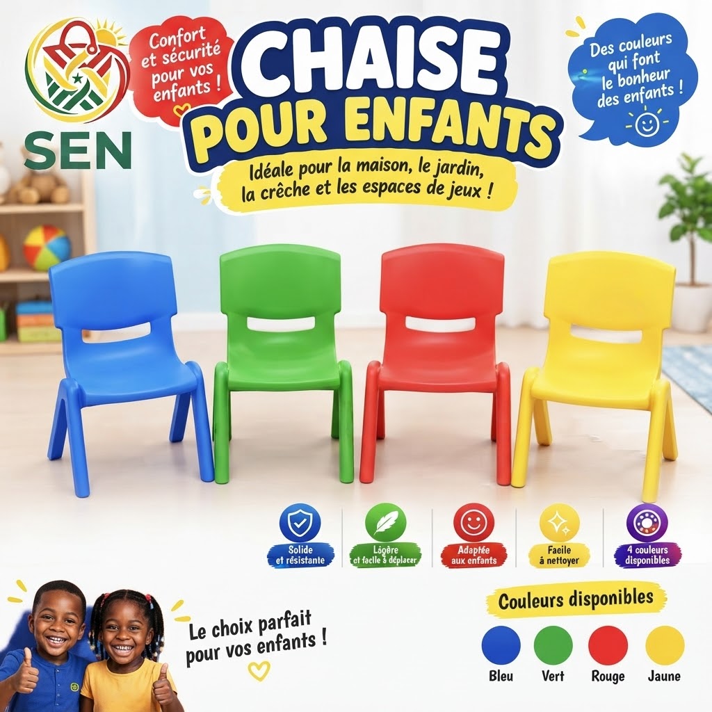 Chaise Scolaire : Solide, Confortable et Idéale pour la Rentrée