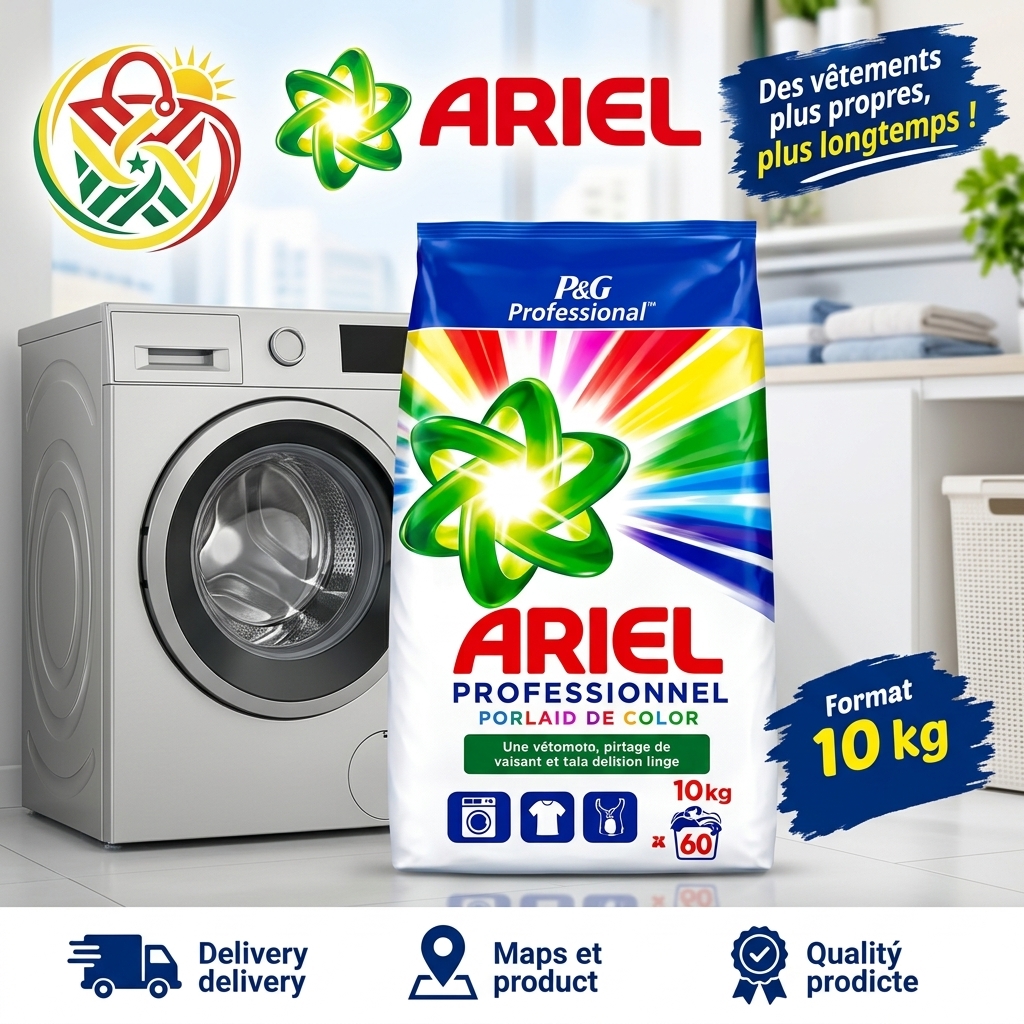 Ariel Professional – Puissance de Nettoyage et Éclat Longue Durée